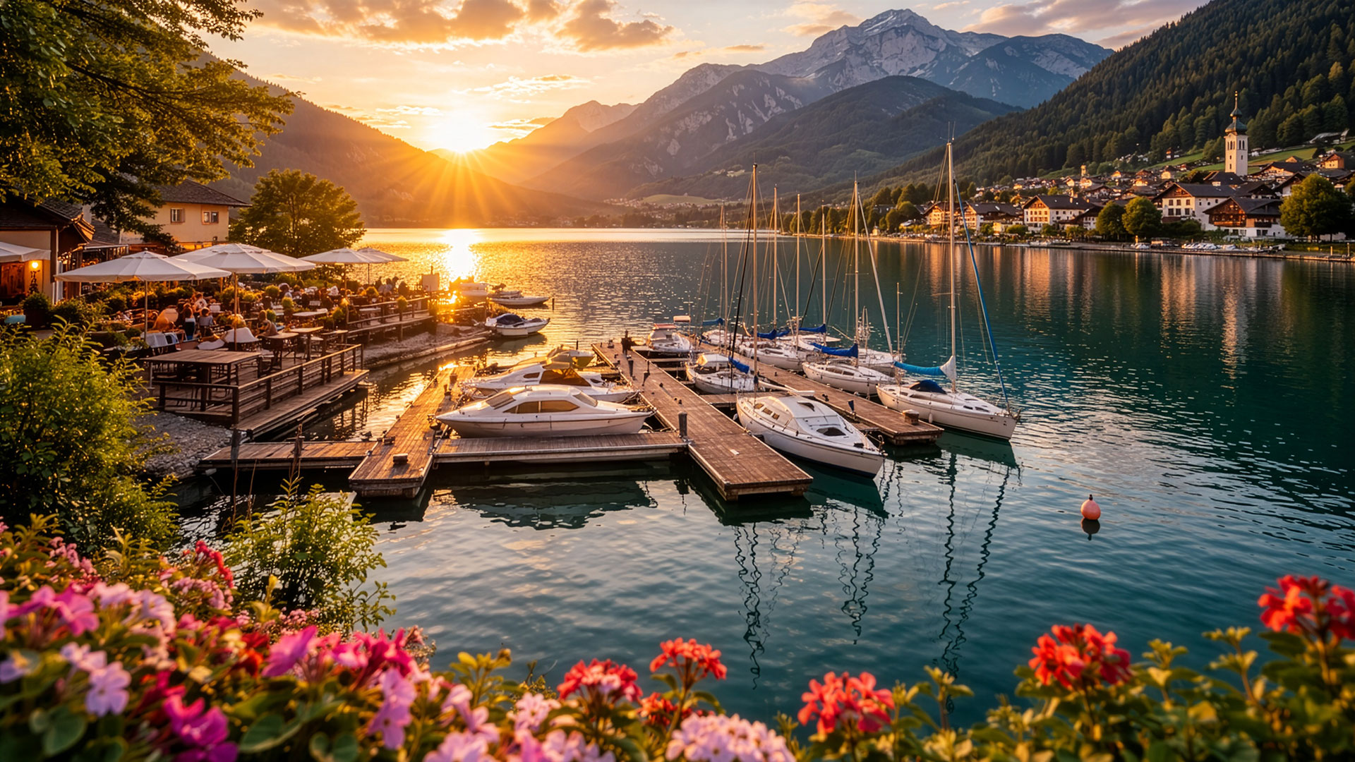 Yachthafen am Idelsee